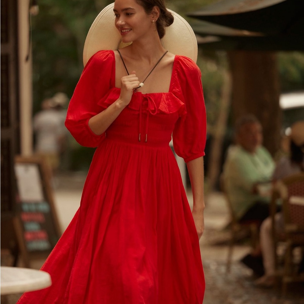 Free people oasis midi dress